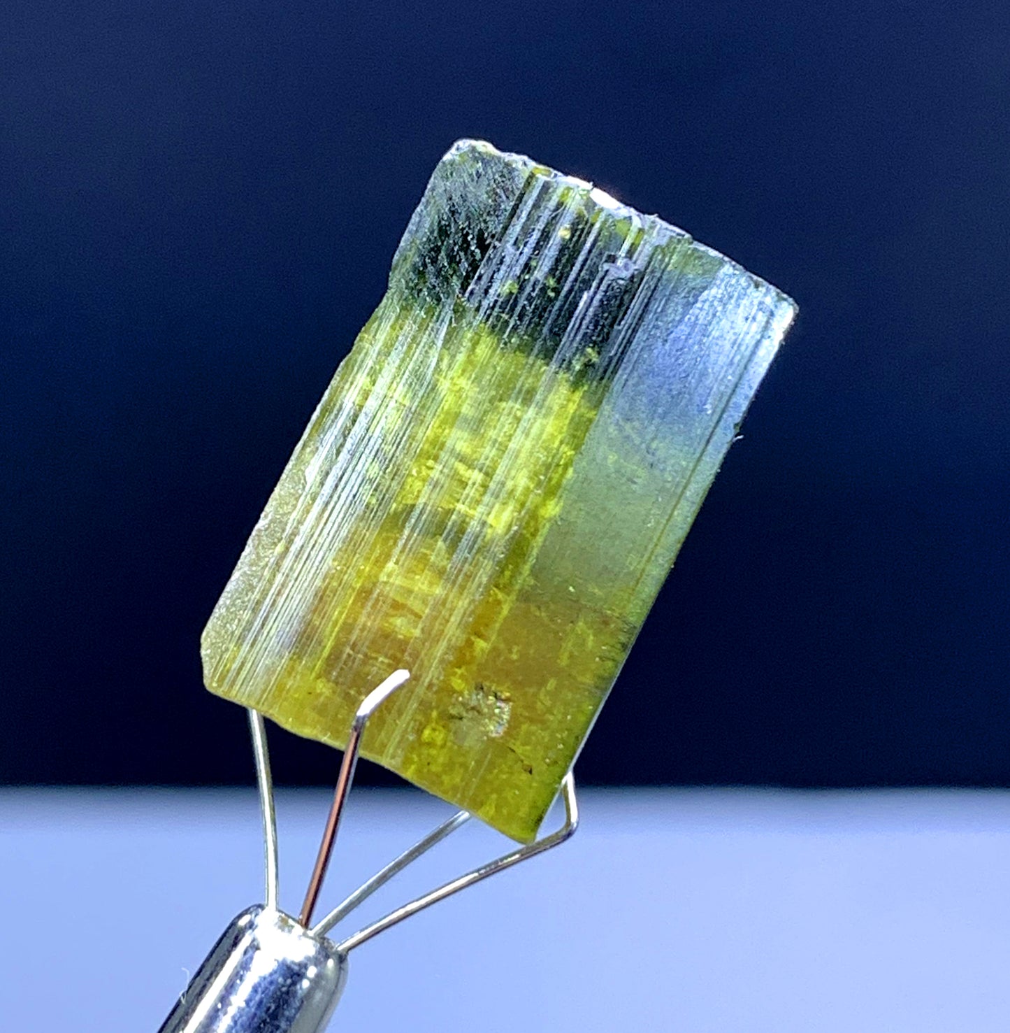 Natural Bicolor Tourmaline Crystal from Afghanistan - 35 carat