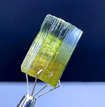 Natural Bicolor Tourmaline Crystal from Afghanistan - 35 carat