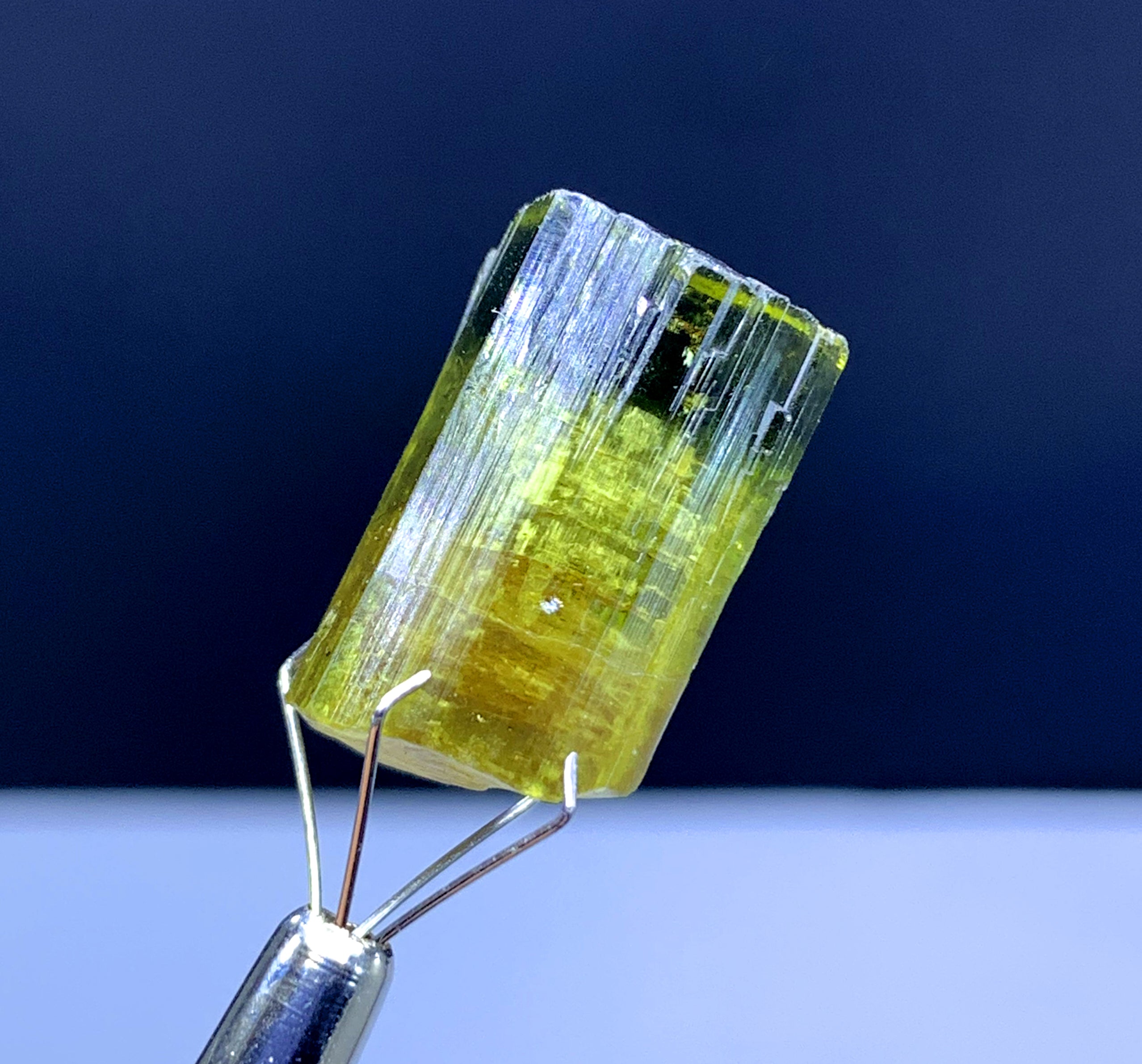 Natural Bicolor Tourmaline Crystal from Afghanistan - 35 carat