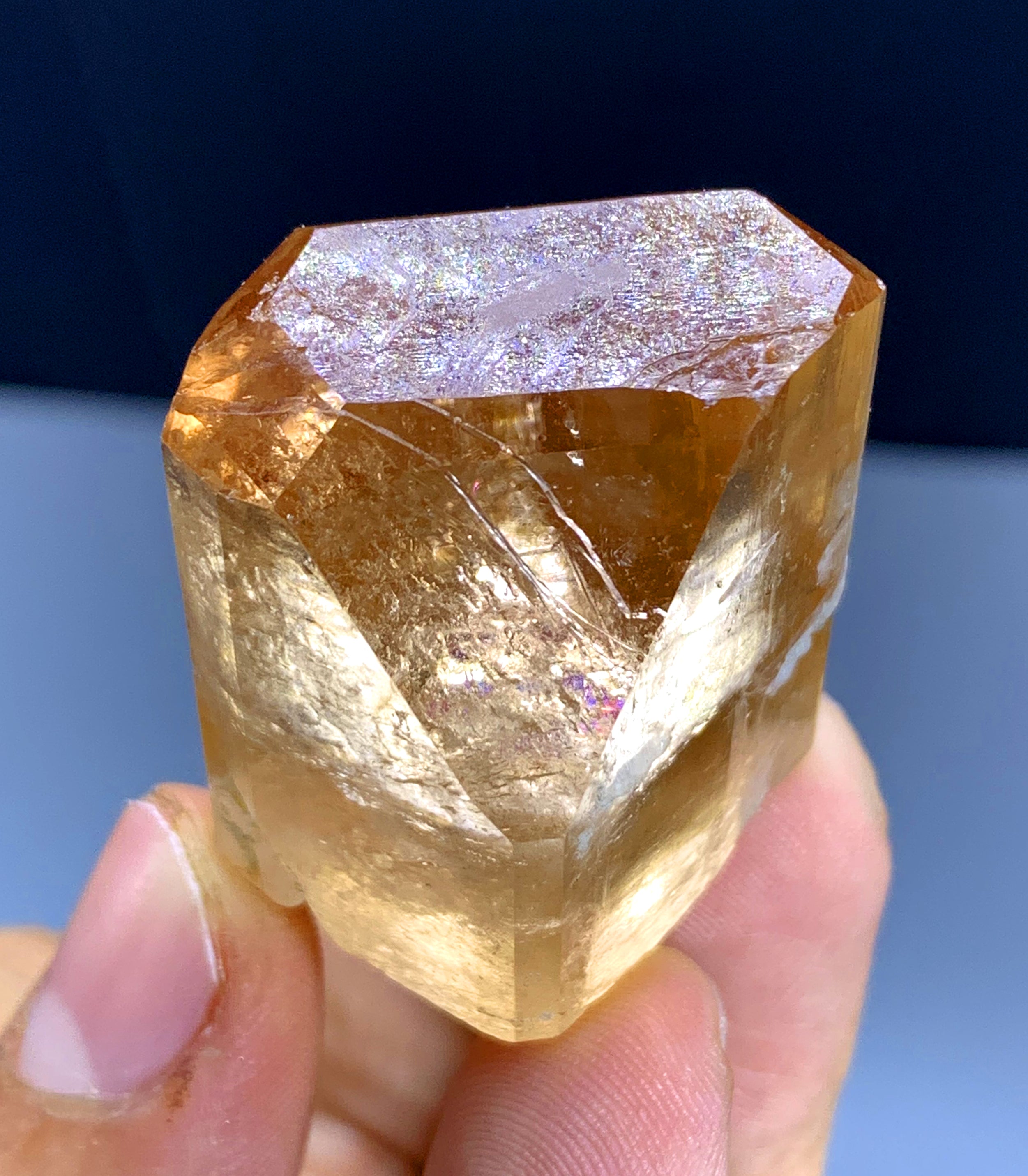 Natural Terminated Topaz Crystal from Skardu Pakistan - 54 gram