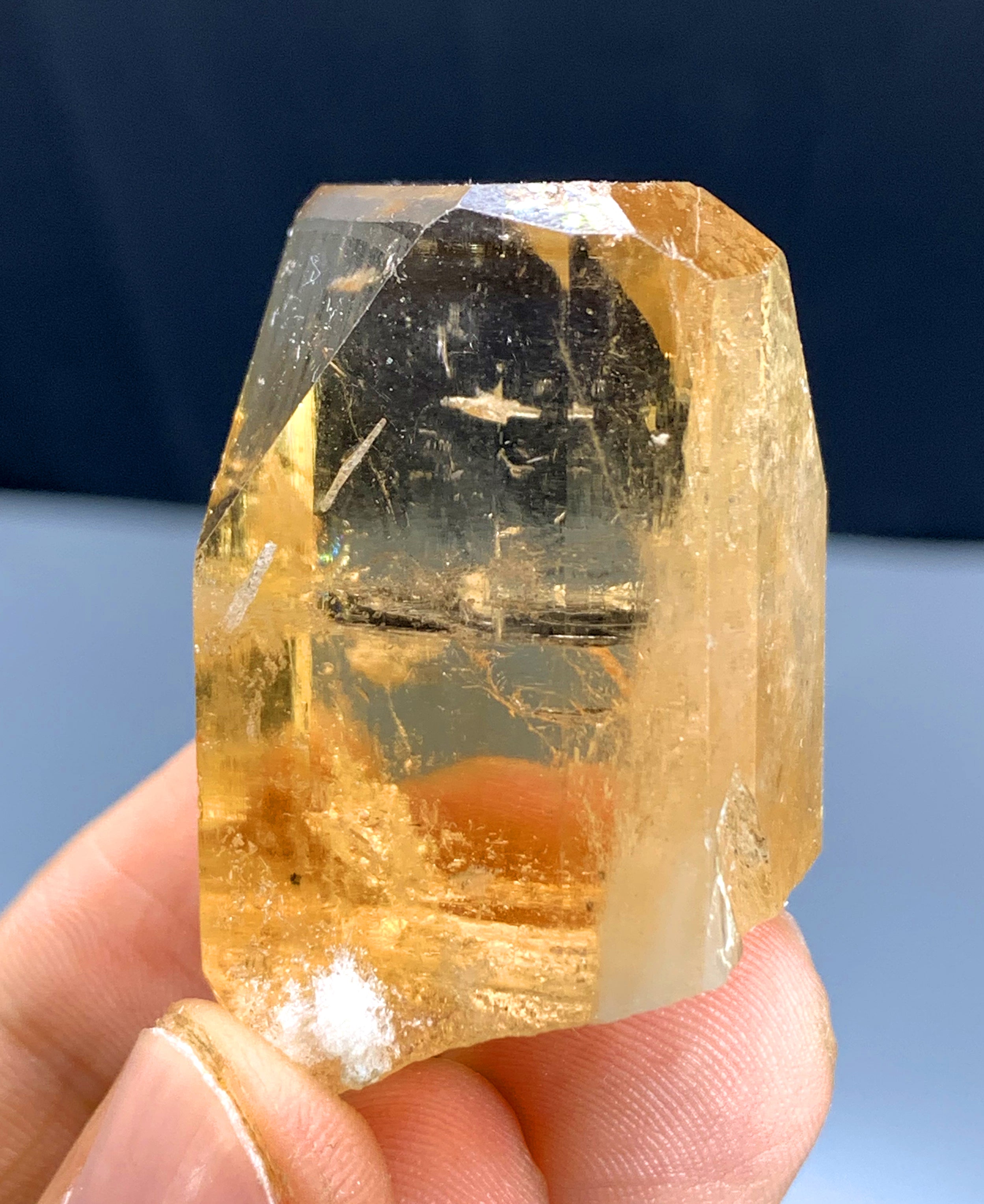Natural Terminated Topaz Crystal from Skardu Pakistan - 54 gram