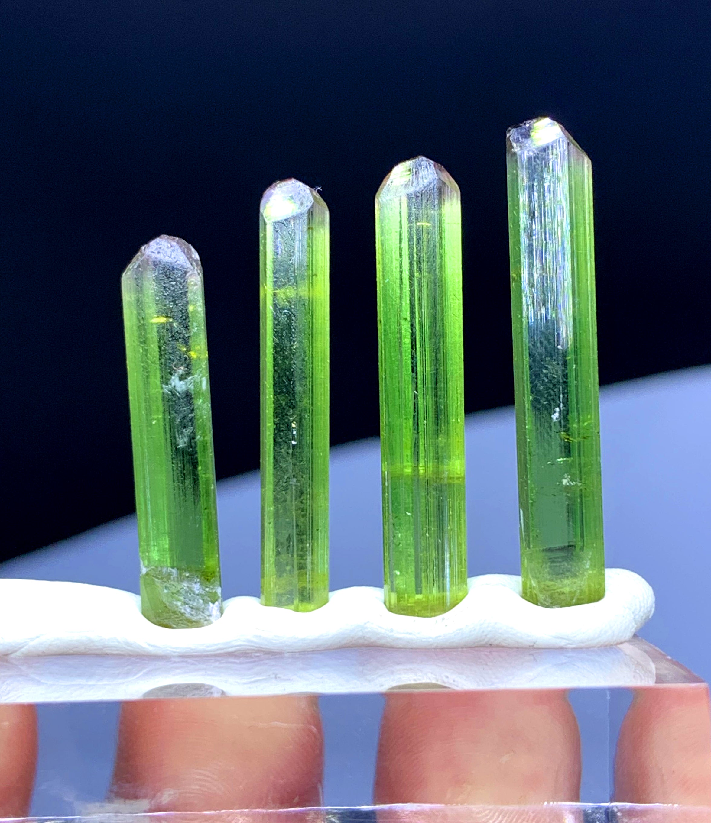 Bicolor Lipstick Tourmaline Crystals lot from Paprok Afghanistan - 33.45 carat