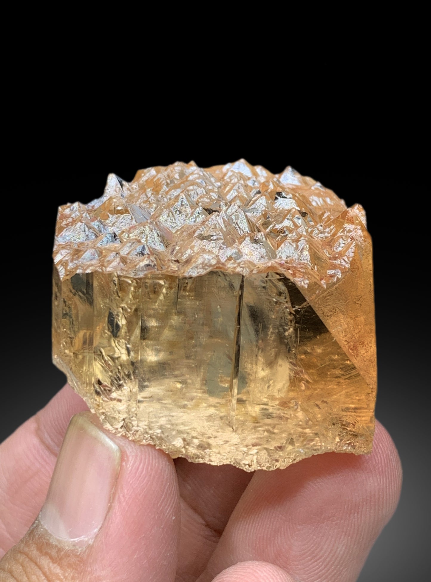 Natural Topaz Crystal with Etched Terminations from Skardu Pakistan - 98 gram