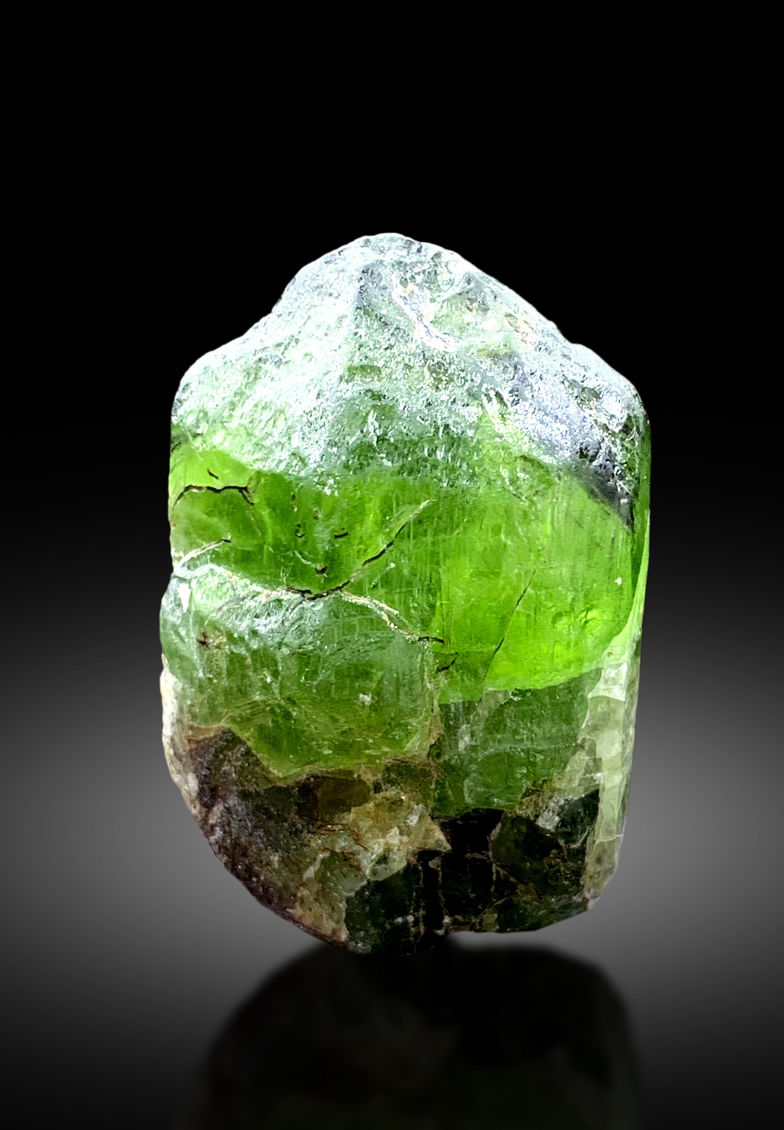 Lush Green Peridot Crystal from Supat valley Pakistan - 61 gram