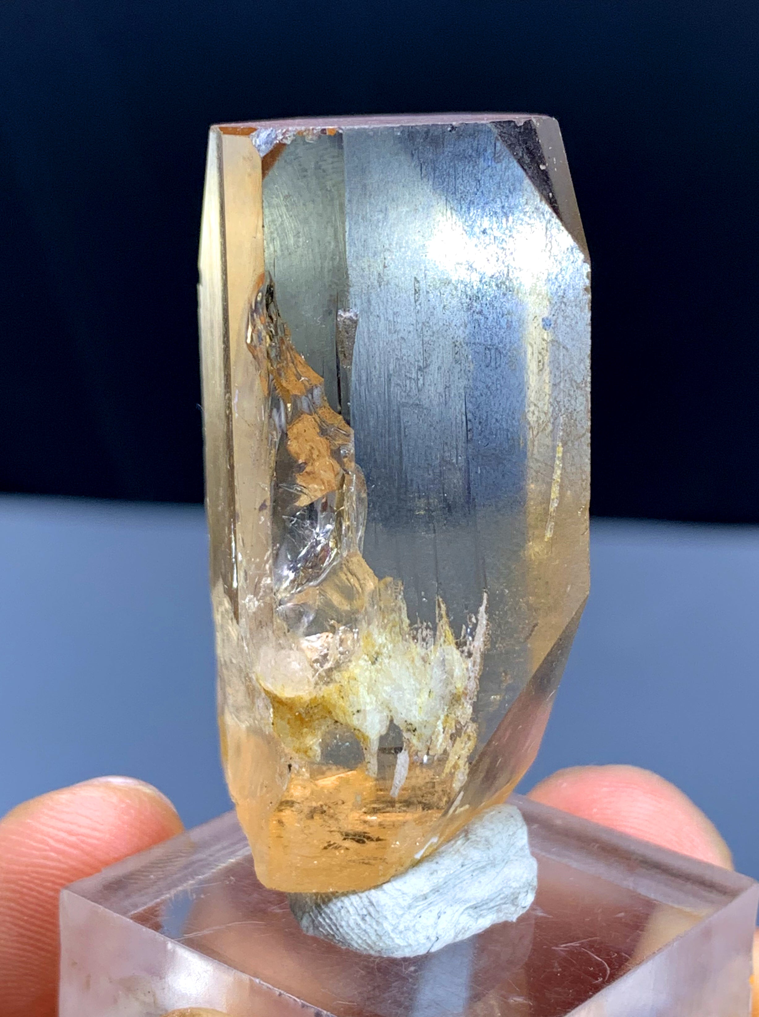 Natural Terminated Topaz Crystal from Skardu Pakistan - 39 gram