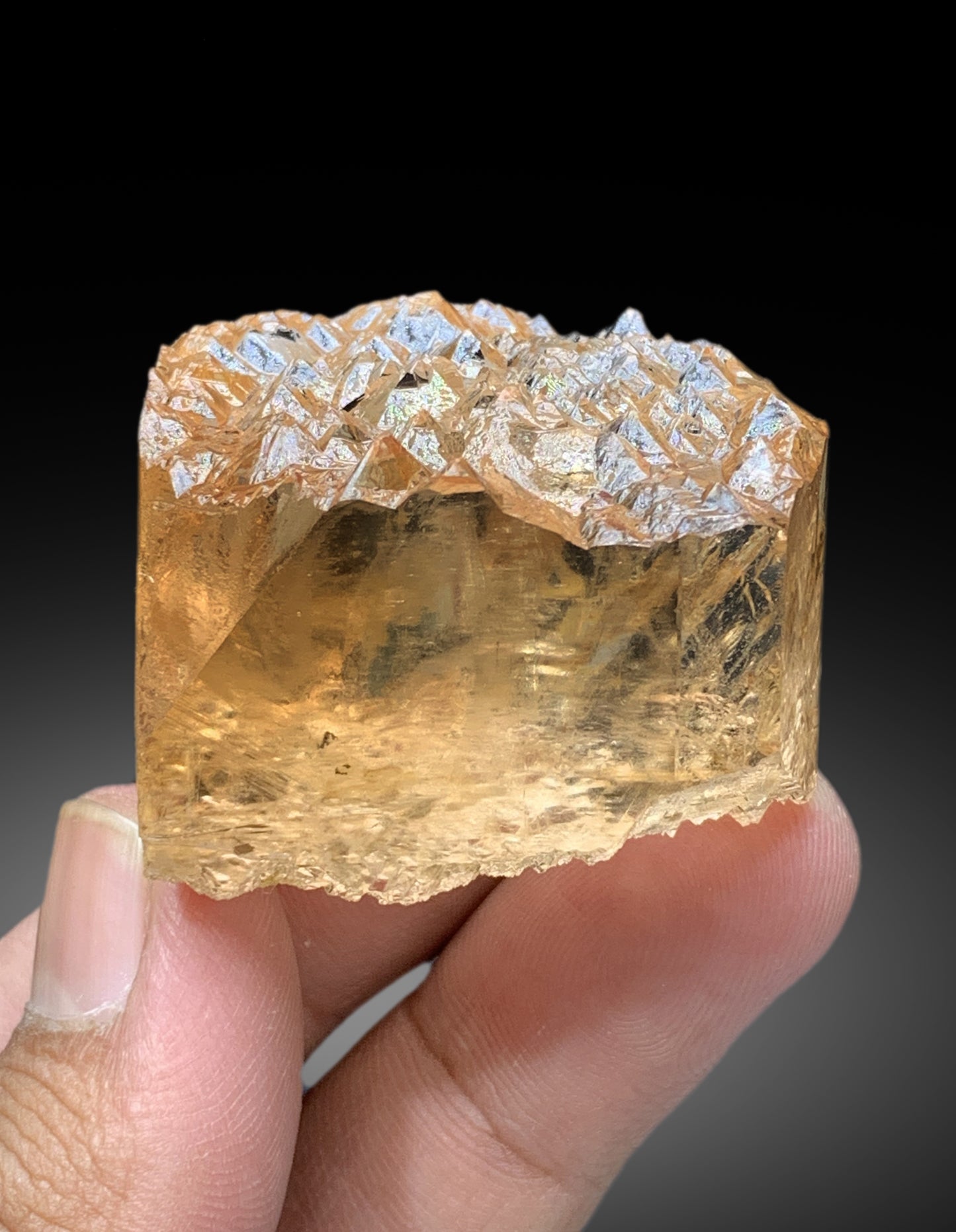 Natural Topaz Crystal with Etched Terminations from Skardu Pakistan - 98 gram