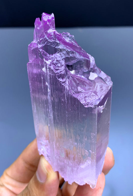 Bicolor Kunzite with Spike Terminations from Afghanistan - 165 gram