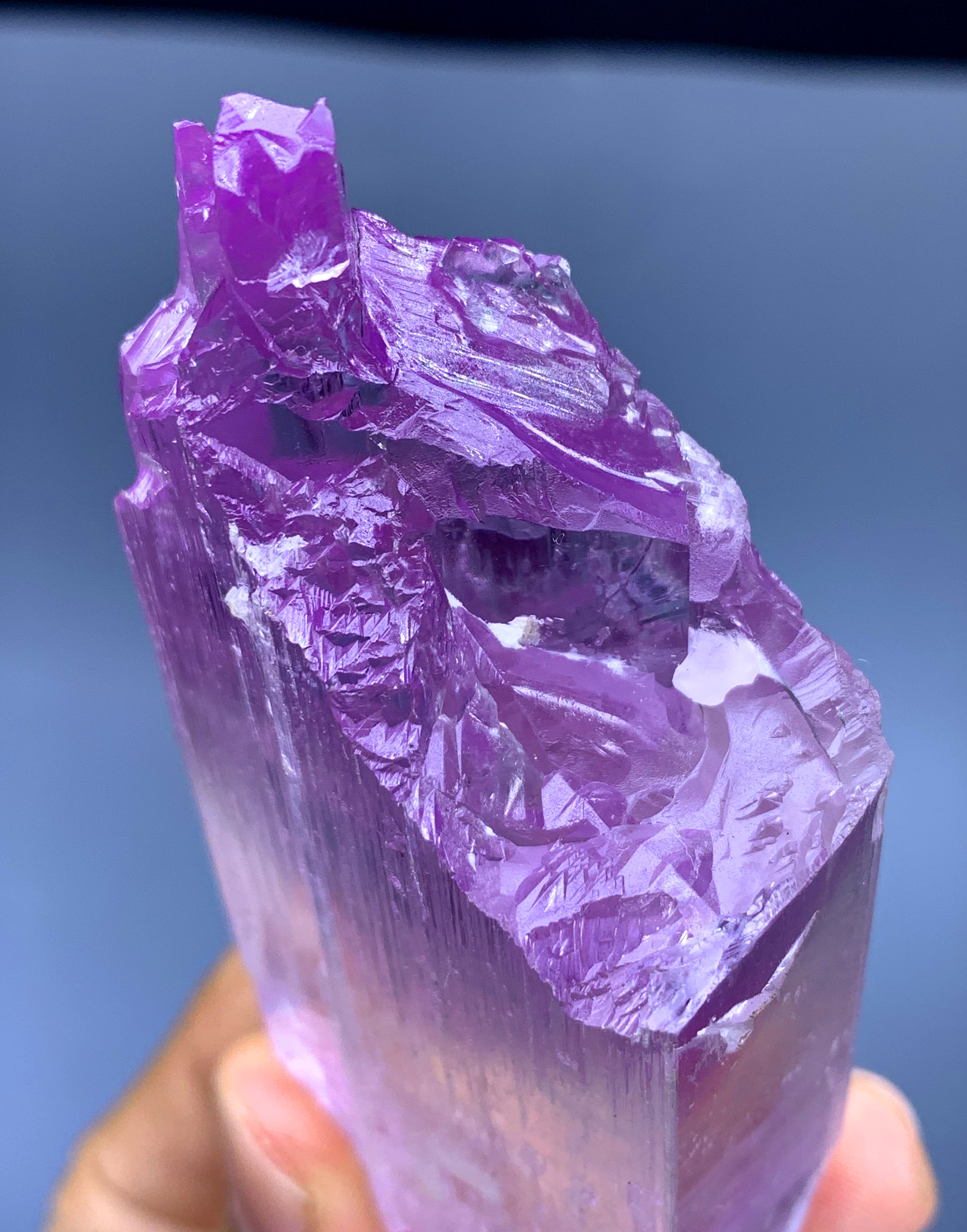 Bicolor Kunzite with Spike Terminations from Afghanistan - 165 gram