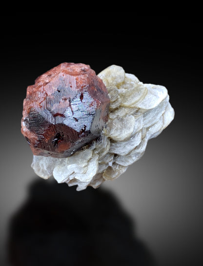 Natural Red Garnet on Mica from Pakistan - 34 gram