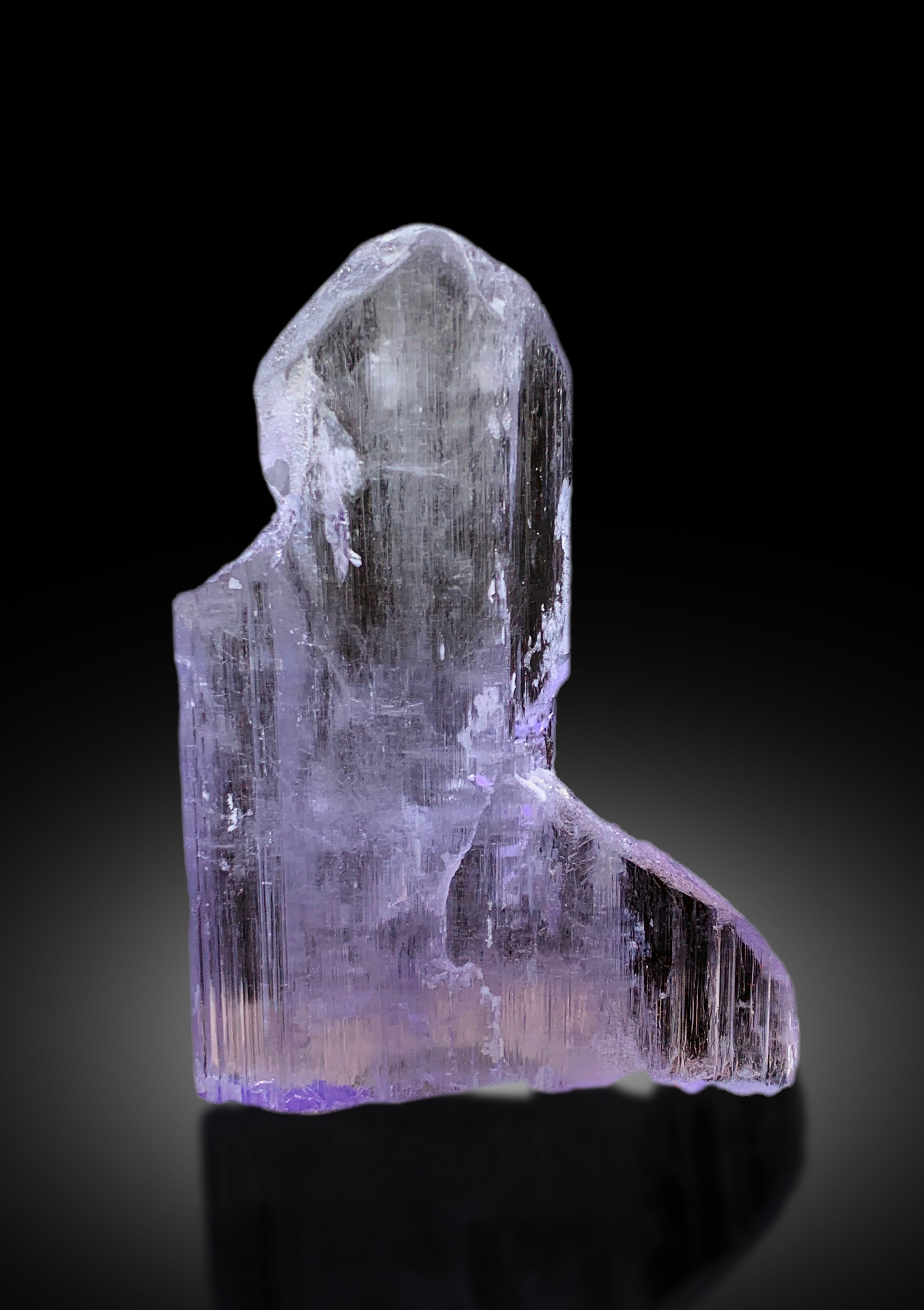 Transparent Pink Color Kunzite Crystal from Afghanistan - 97 gram