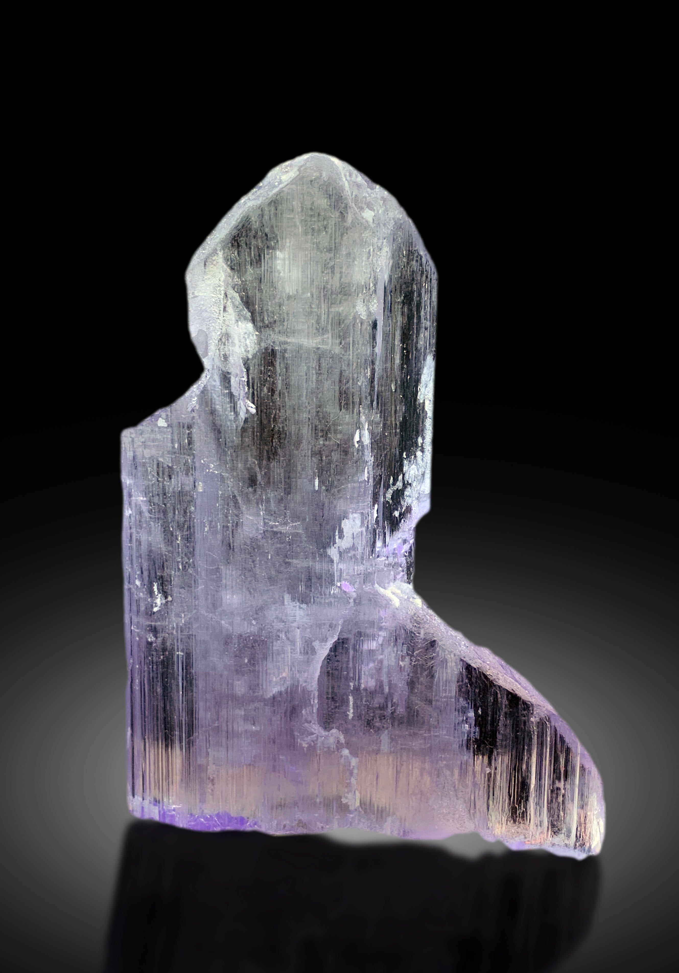 Transparent Pink Color Kunzite Crystal from Afghanistan - 97 gram