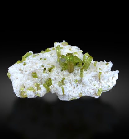 Watermelon Tourmaline Crystals on Feldspar from Afghanistan - 146 gram