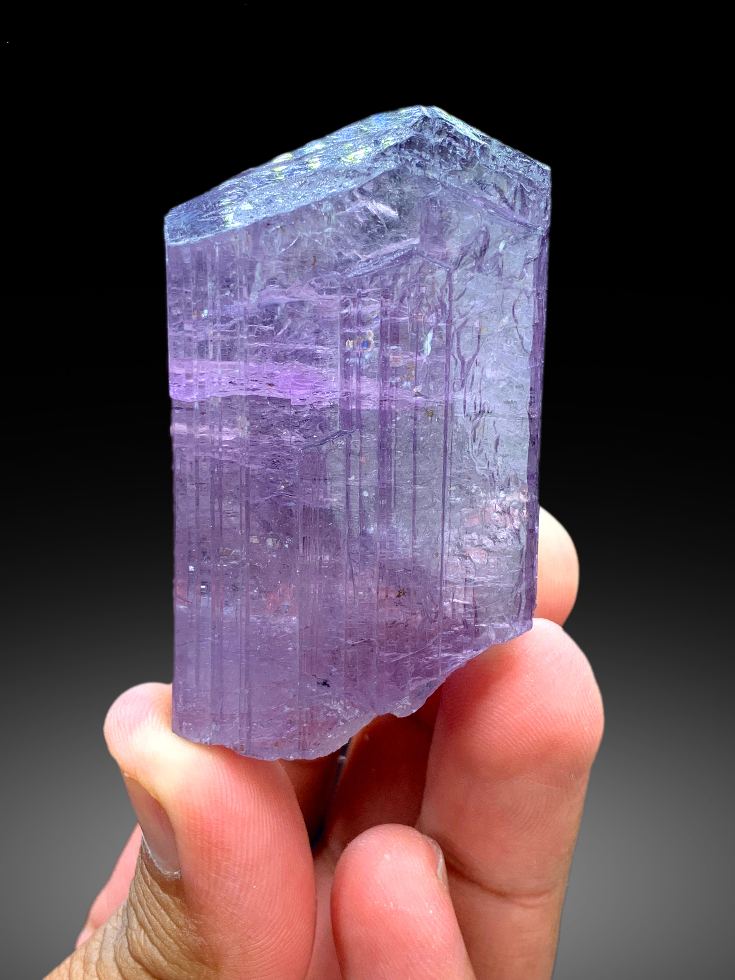 Natural Purple Color Scapolite Crystal from Afghanistan - 101 gram