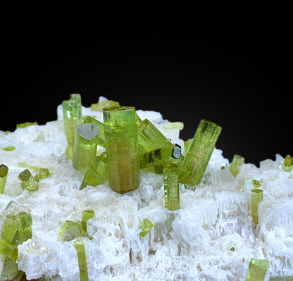 Watermelon Tourmaline Crystals on Feldspar from Afghanistan - 146 gram