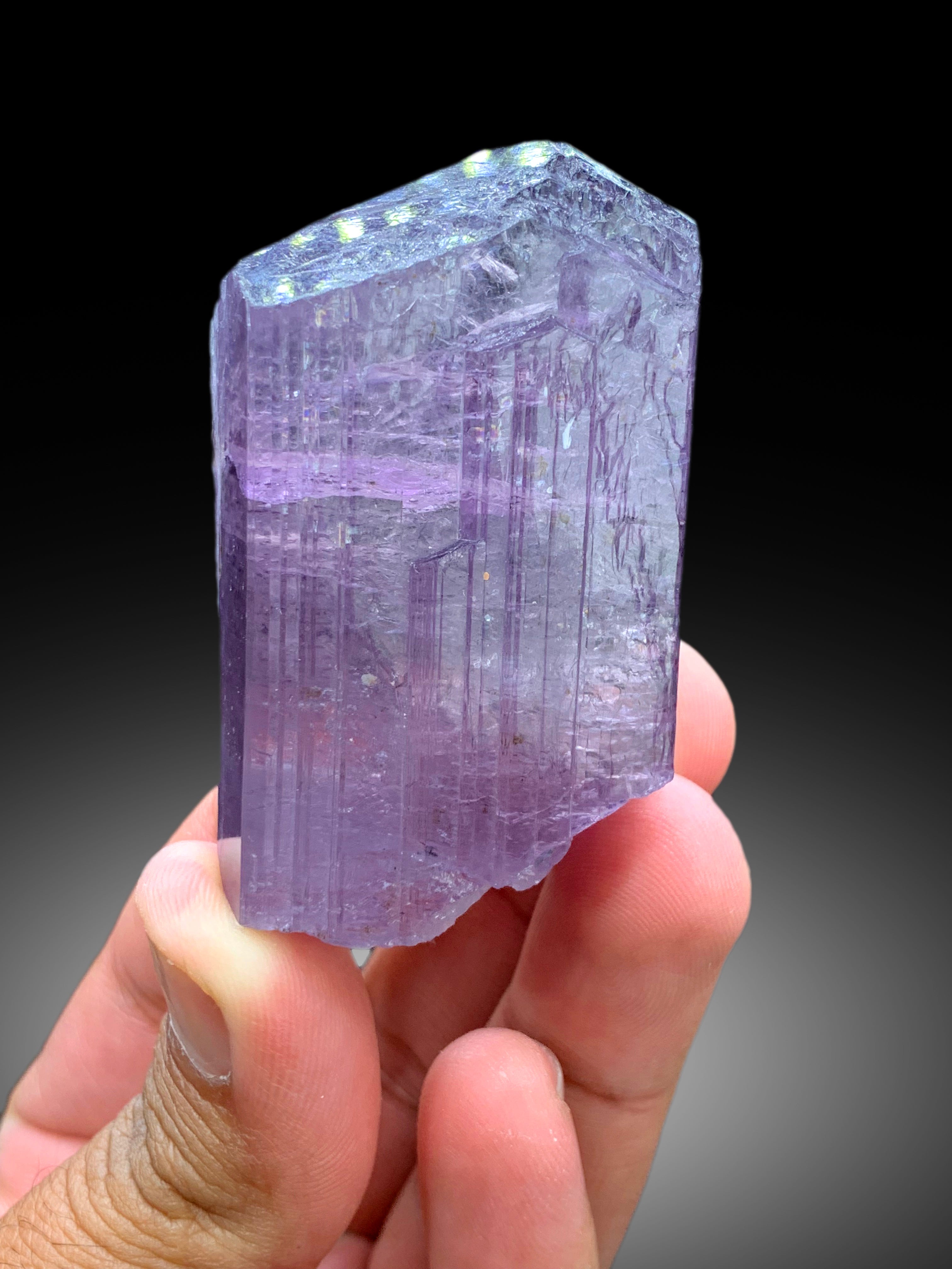 Natural Purple Color Scapolite Crystal from Afghanistan - 101 gram