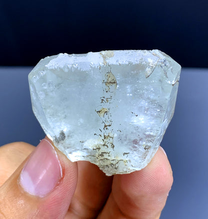 Pale Blue Topaz Crystal from Paprok Afghanistan - 40 gram