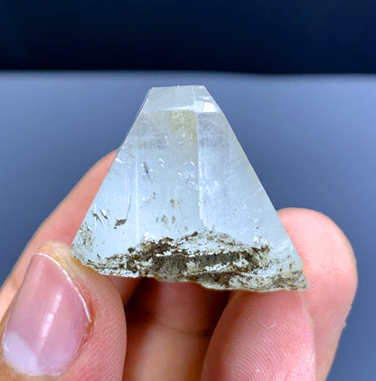 Pale Blue Topaz Crystal from Paprok Afghanistan - 40 gram