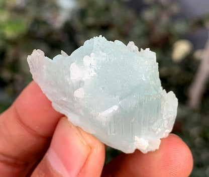 Etched Terminated Bicolor Aquamorganite Crystal From Pakistan - 22 Gram