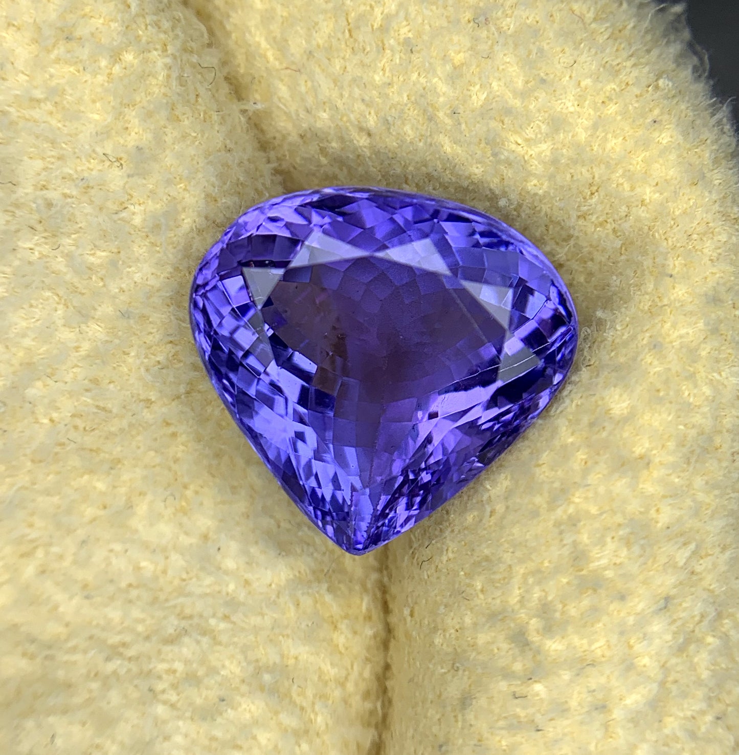 Perfect Heart Shape Blue Tanzanite Gemstone, Loose Gemstone, Natural Tanzanite Faceted Cut Stone - 8.15 CT