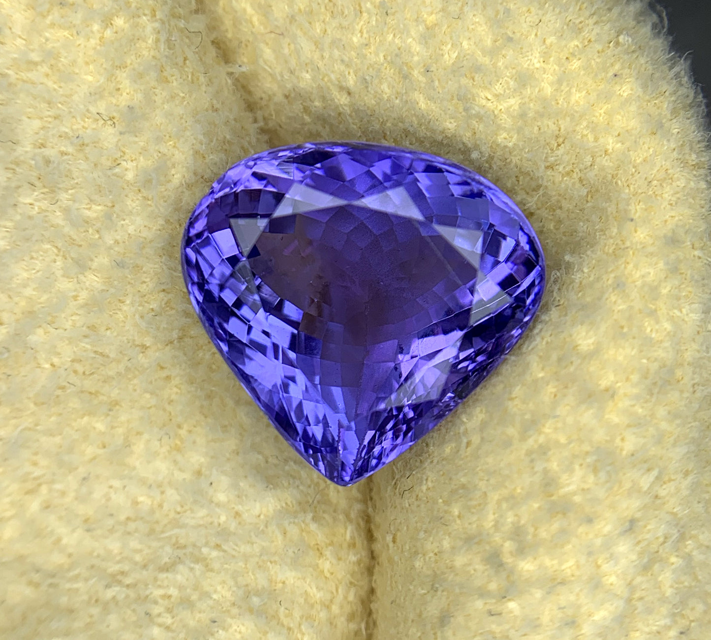 Perfect Heart Shape Blue Tanzanite Gemstone, Loose Gemstone, Natural Tanzanite Faceted Cut Stone - 8.15 CT
