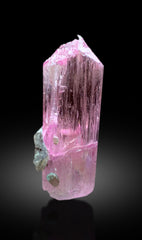 V Shape Terminated Transparent Pink Kunzite with Quartz from Nuristan Afghanistan - 88 gram