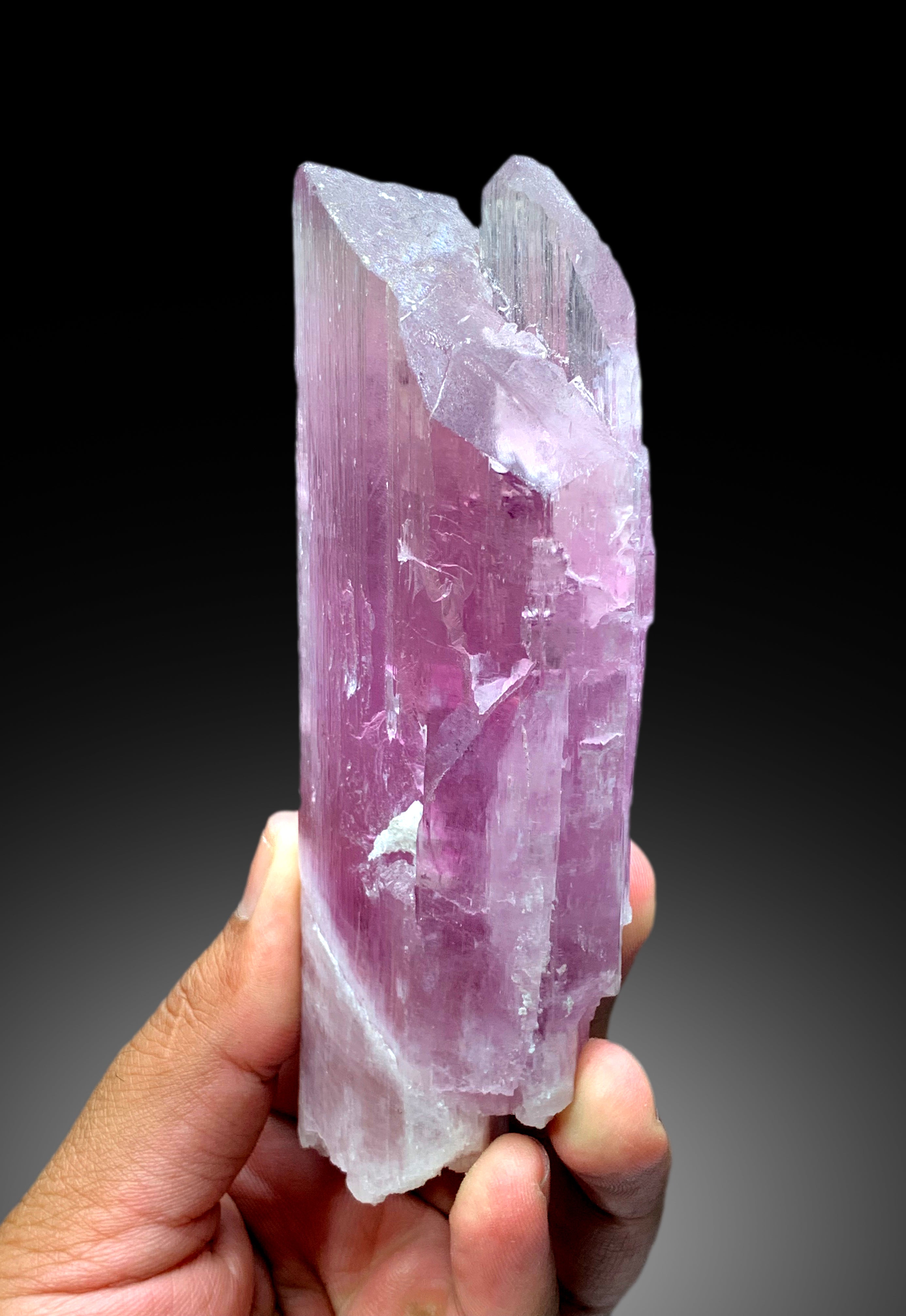 Pink Color Twinned Kunzite Crystal from Nuristan, Afghanistan - 428 gram