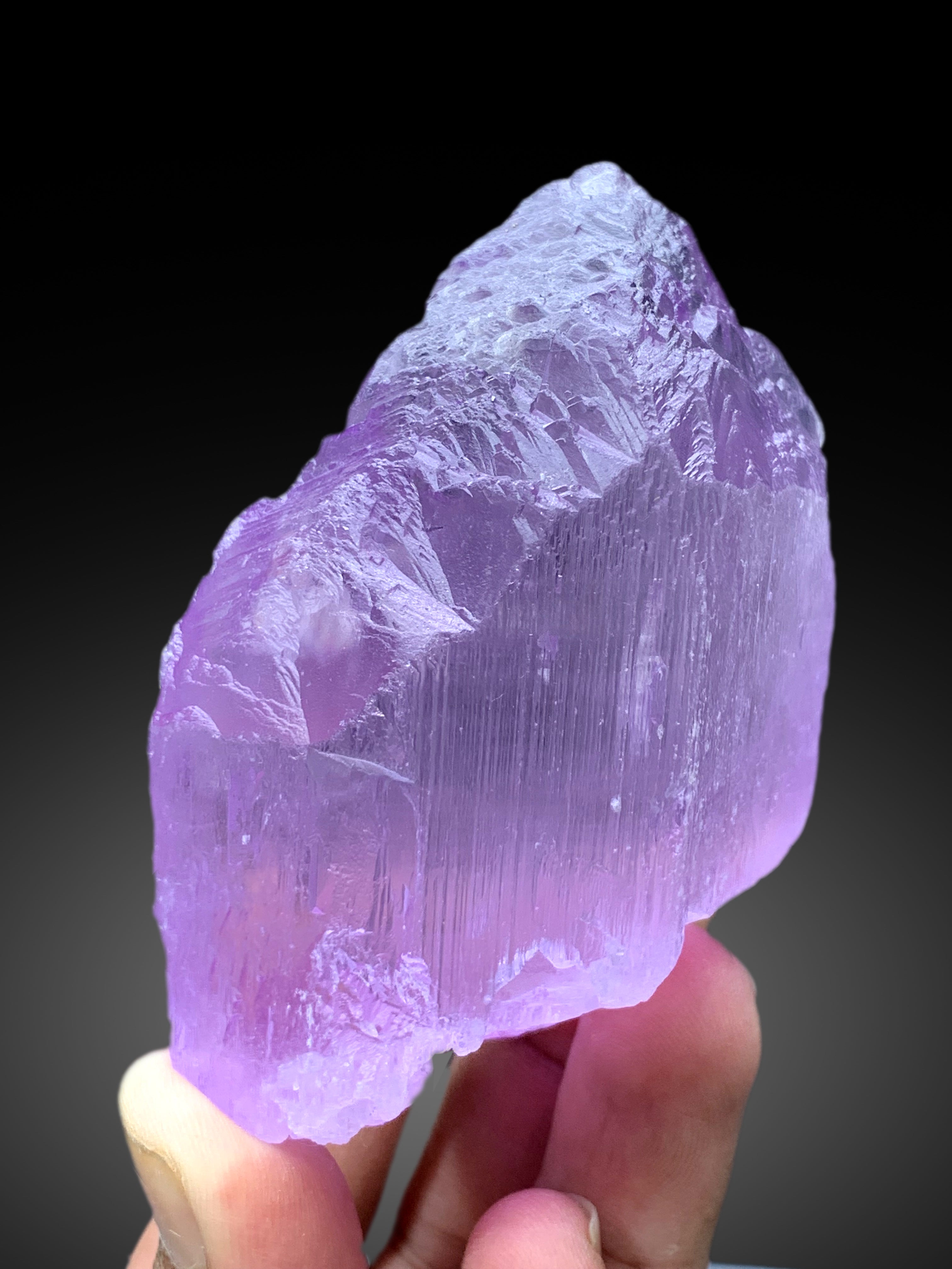 Deep Pink Kunzite Crystal from Afghanistan - 270 gram