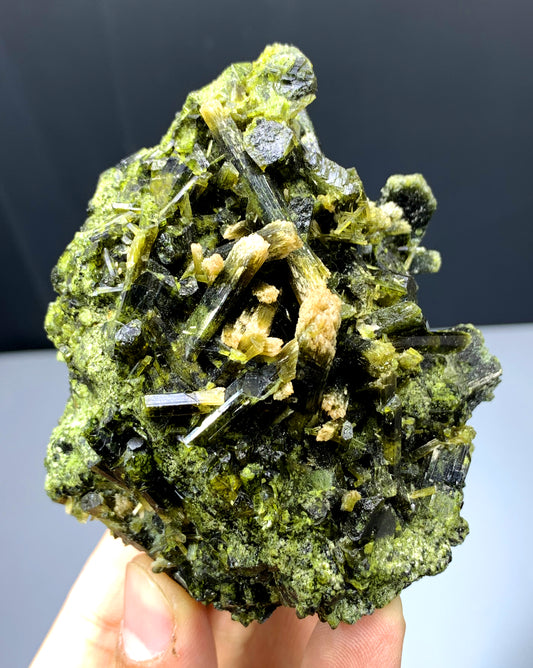 Natural Green Epidote Specimen from Skardu Pakistan - 269 gram
