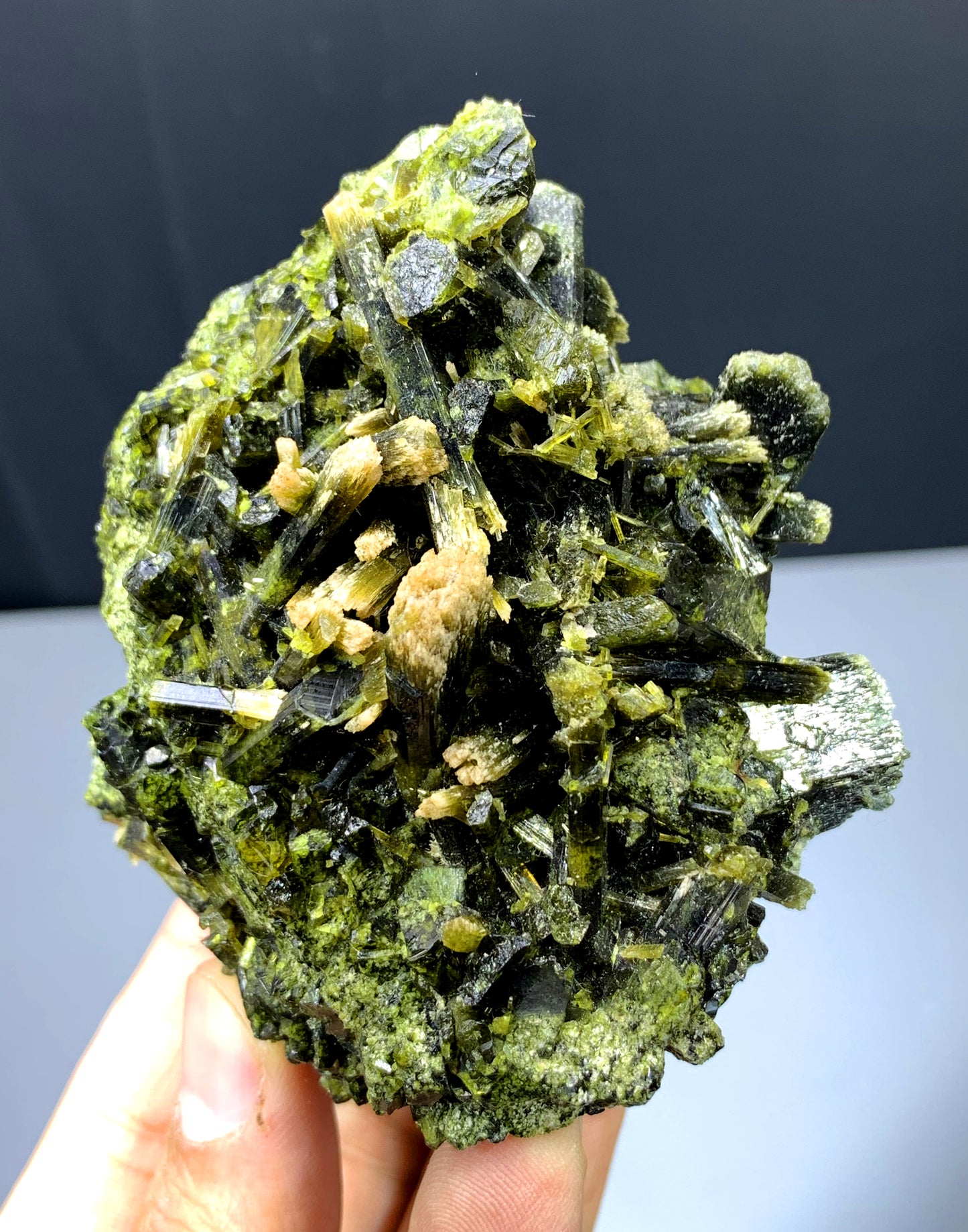 Natural Green Epidote Specimen from Skardu Pakistan - 269 gram