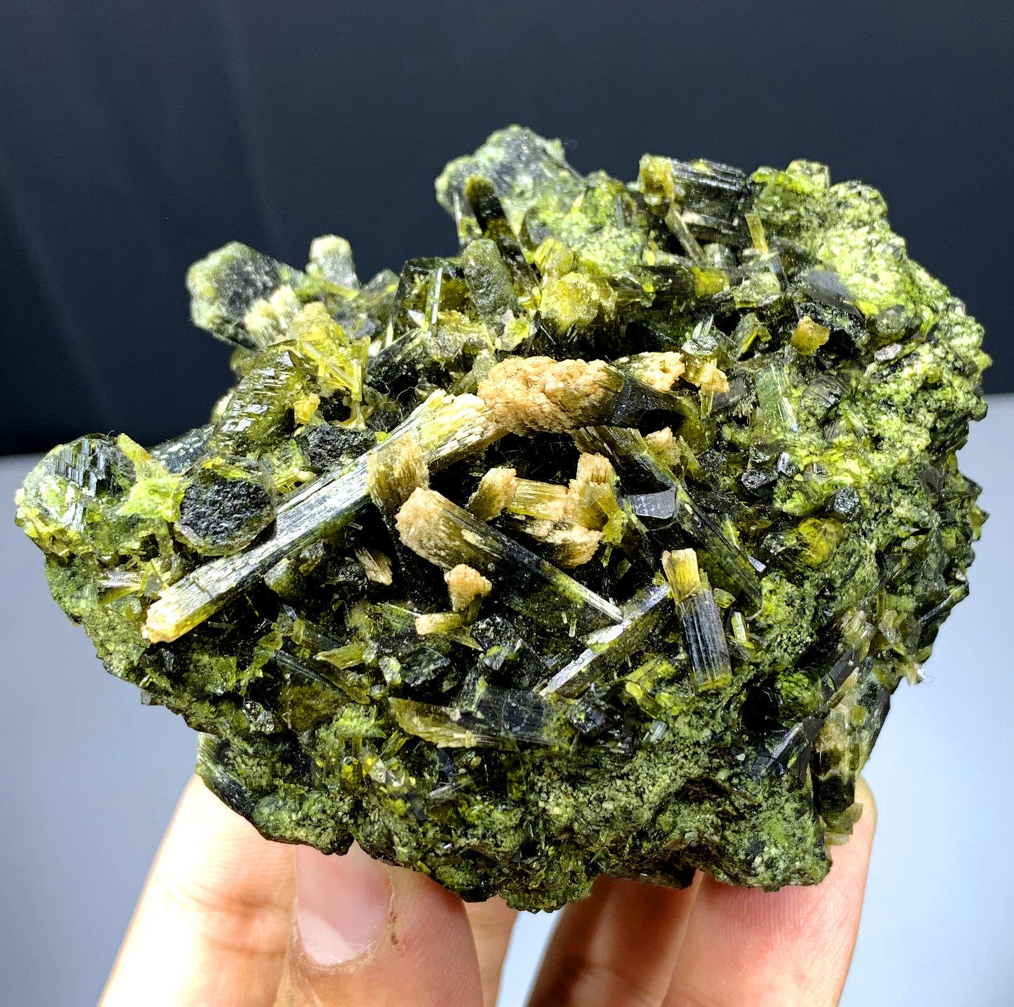Natural Green Epidote Specimen from Skardu Pakistan - 269 gram