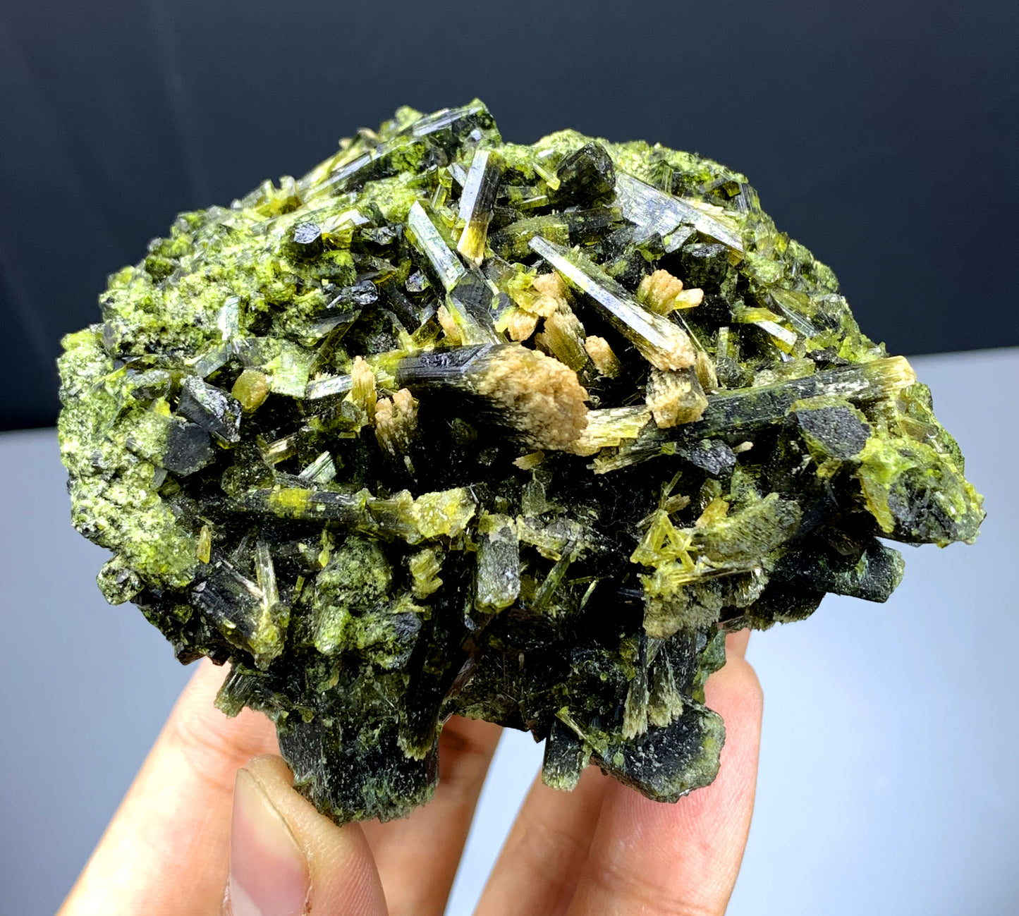 Natural Green Epidote Specimen from Skardu Pakistan - 269 gram