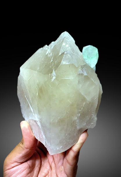 Ceafoam Color Tourmaline Crystal on Quartz from Afghanistan - 1239 gram