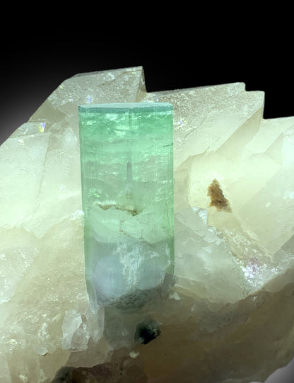 Ceafoam Color Tourmaline Crystal on Quartz from Afghanistan - 1239 gram