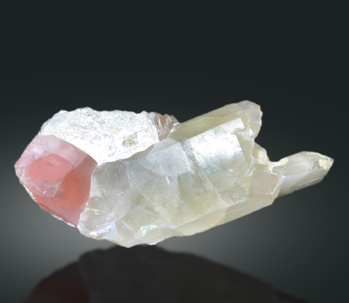 Natural Pink Morganite Crystal on Quartz, Morganite Specimen, Raw Mineral, Morganite from Dara-i-Pech Afghanistan - 2365 gram