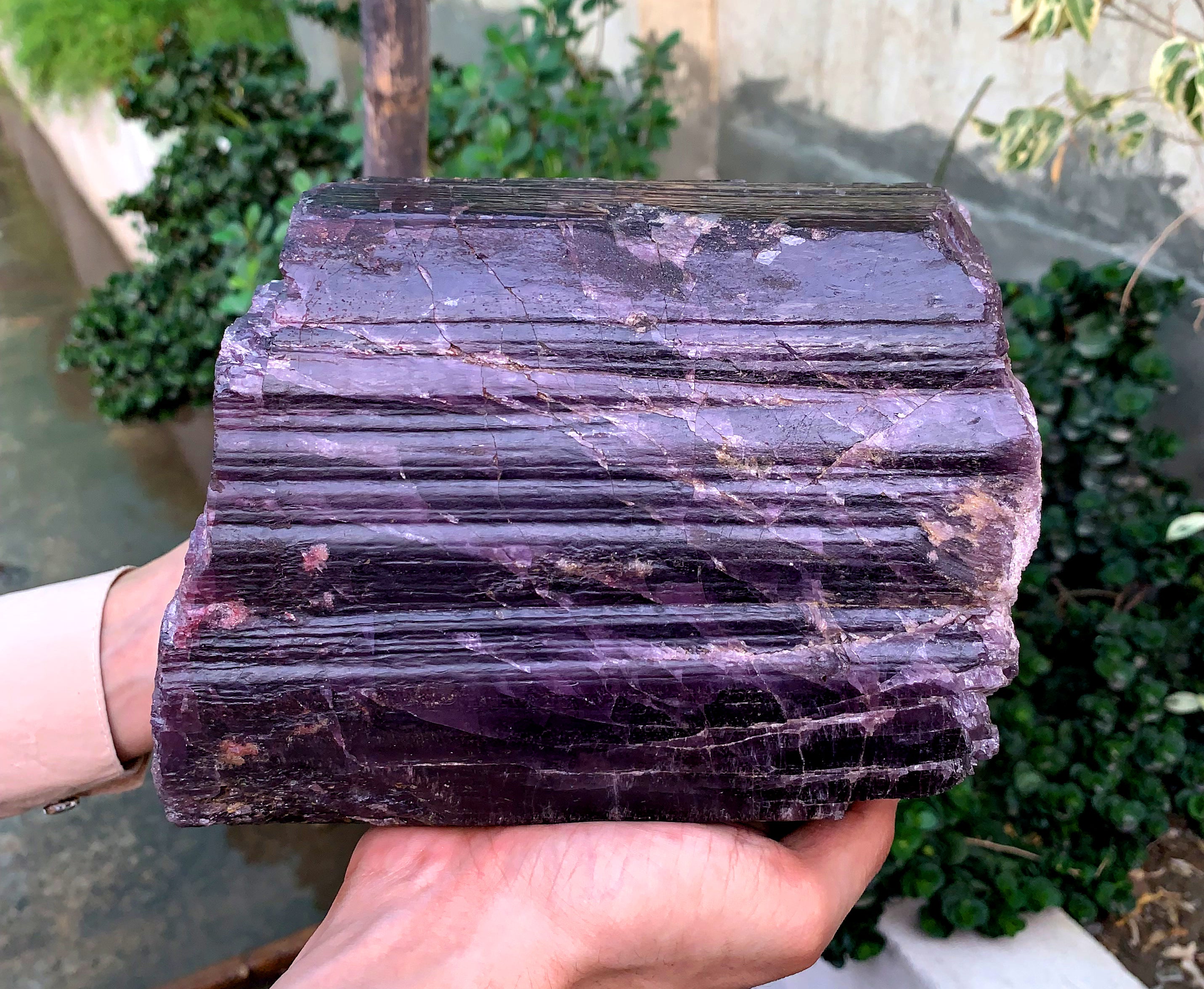 Huge Size Purple Scapolite Crystal from Afghanistan , 6.5kg