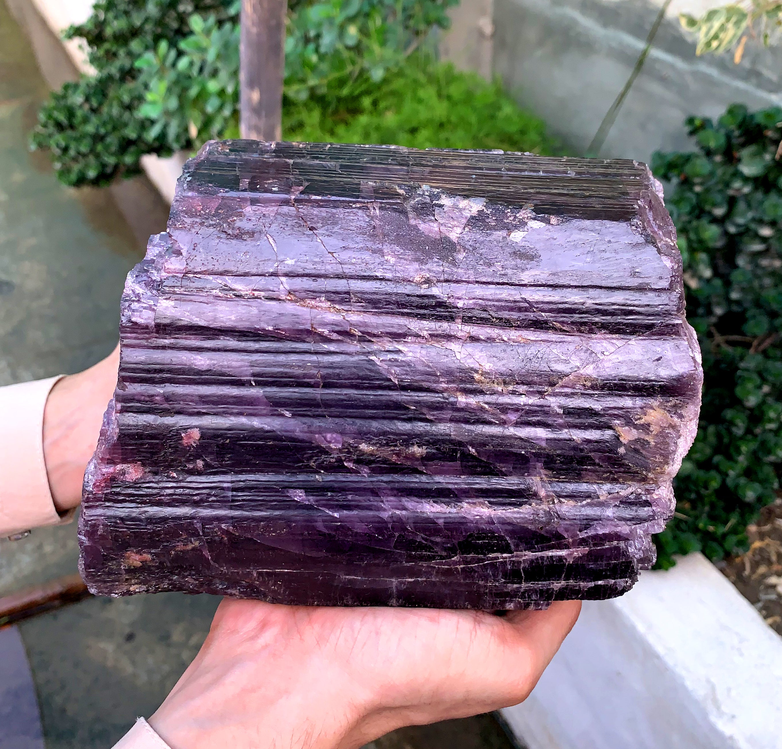 Huge Size Purple Scapolite Crystal from Afghanistan , 6.5kg