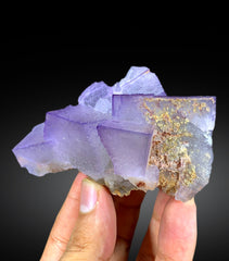 Purple Phantom Fluorite Crystal from Pakistan 182 g