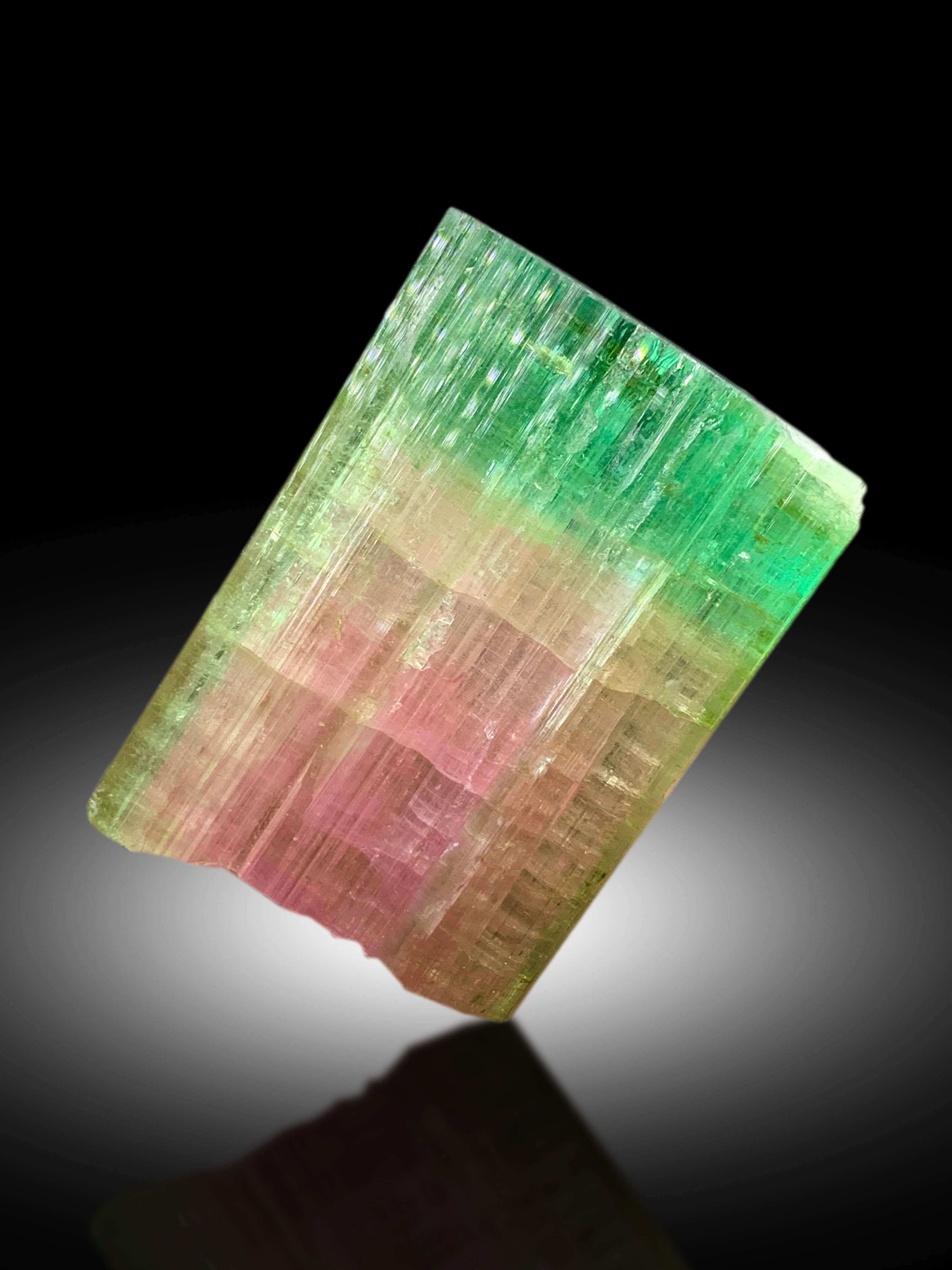 Watermelon Tourmaline Crystal from Paprok Afghanistan - 92 gram