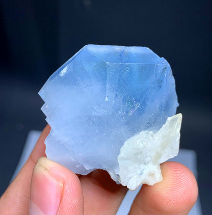 Blue Celestine Crystal From Afghanistan - 43 Grams