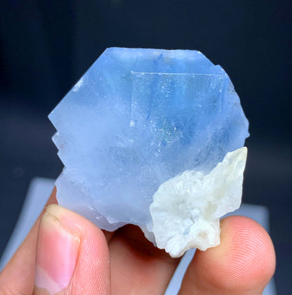 Blue Celestine Crystal From Afghanistan - 43 Grams