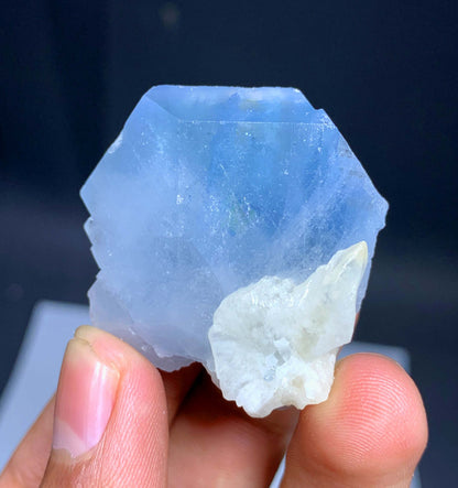 Blue Celestine Crystal From Afghanistan - 43 Grams