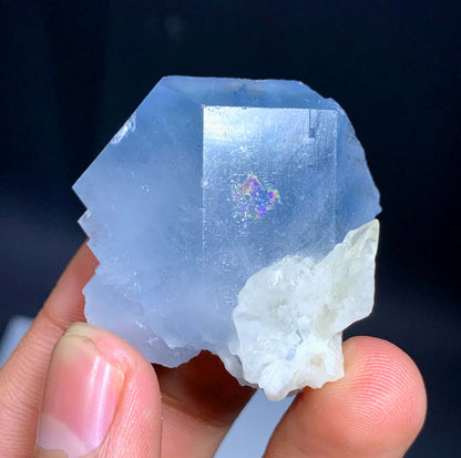 Blue Celestine Crystal From Afghanistan - 43 Grams