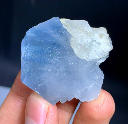 Blue Celestine Crystal From Afghanistan - 43 Grams