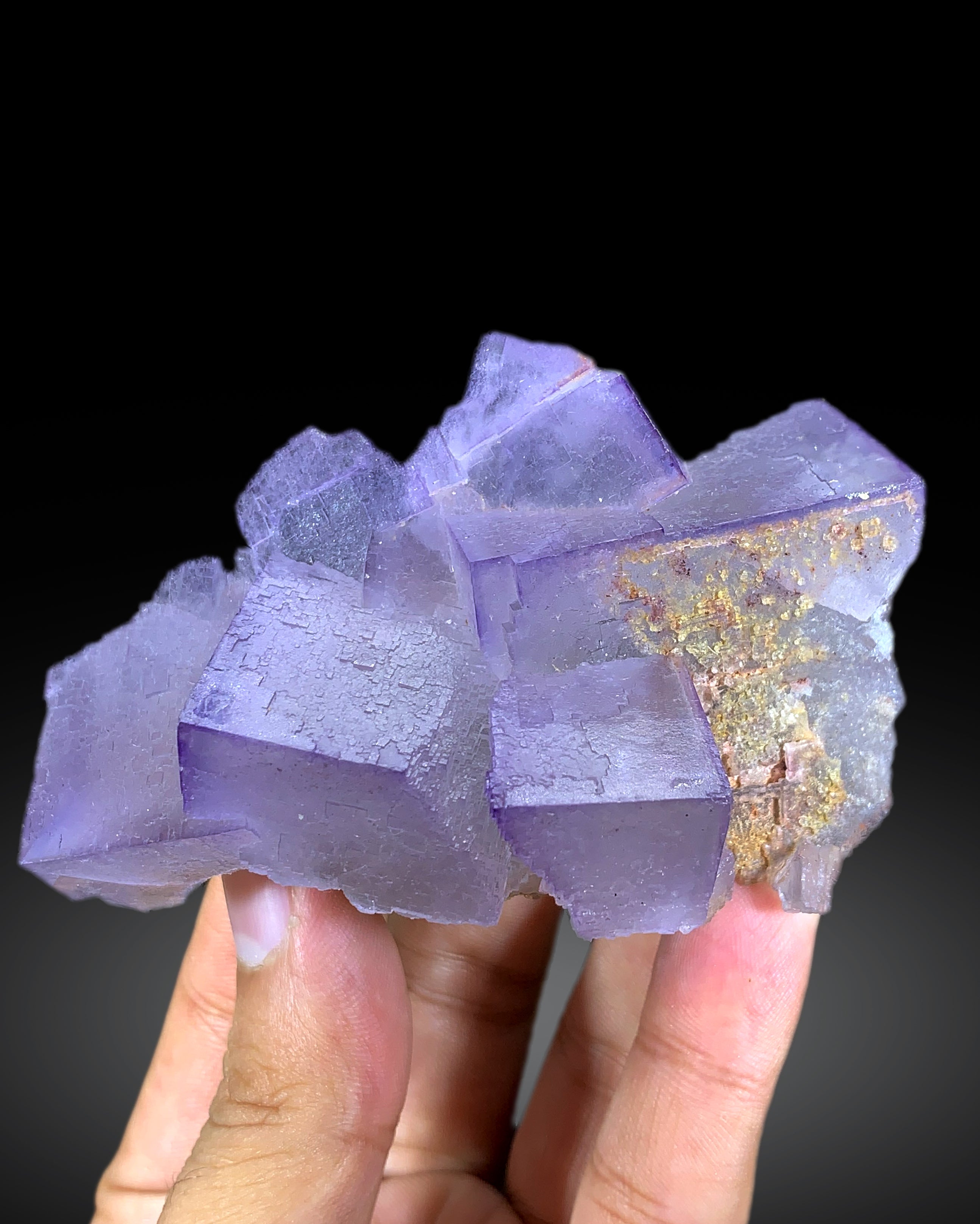 Purple Phantom Fluorite Crystal from Pakistan 182 g