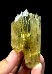 Exquisite Spodumene var Triphane Crystal with Etched Terminations from Afghanistan, 120 gram