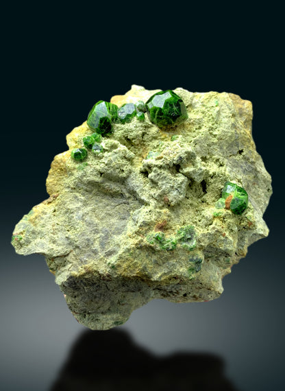 Lush Green Demantoid Garnet Specimen - 584 gram