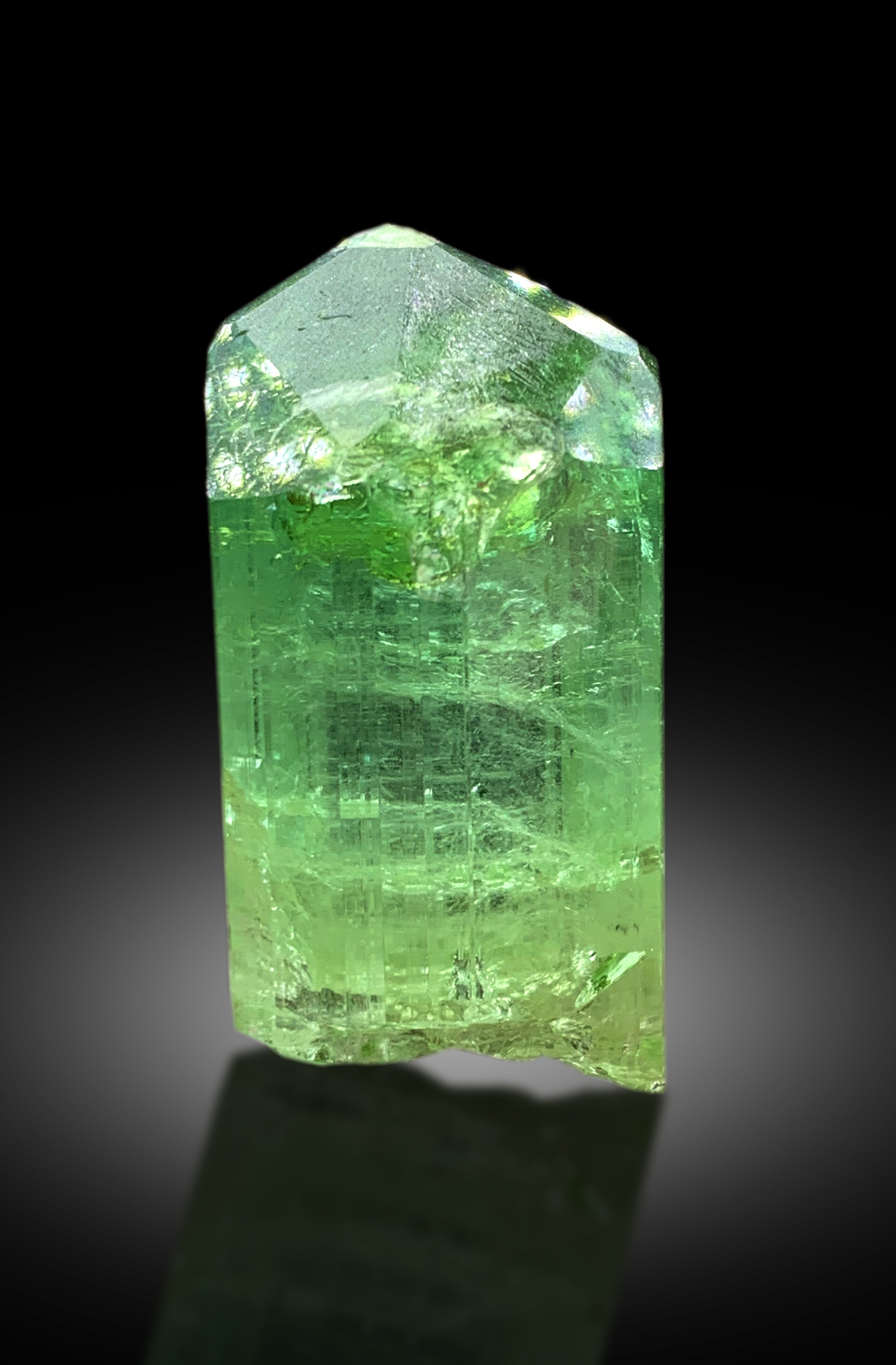 Natural Green Color Tourmaline Crystal from Congo - 36 gram