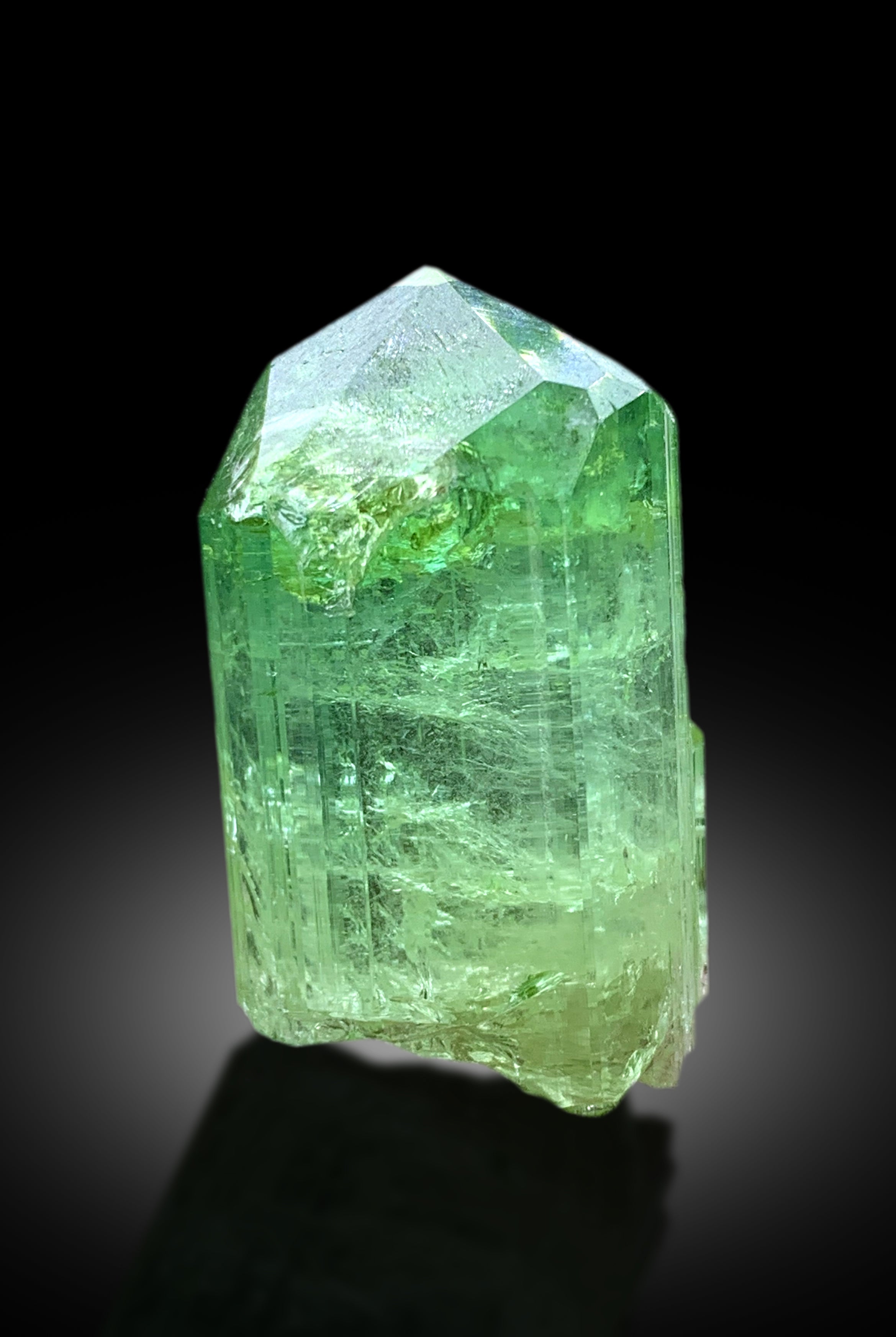 Natural Green Color Tourmaline Crystal from Congo - 36 gram