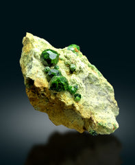 Lush Green Demantoid Garnet Specimen - 584 gram