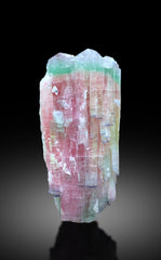 Natural Tricolor Tourmaline Crystal from Paprok Afghanistan - 122 gram